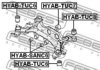 FEBEST HYAB-TUC6 Mounting, axle beam